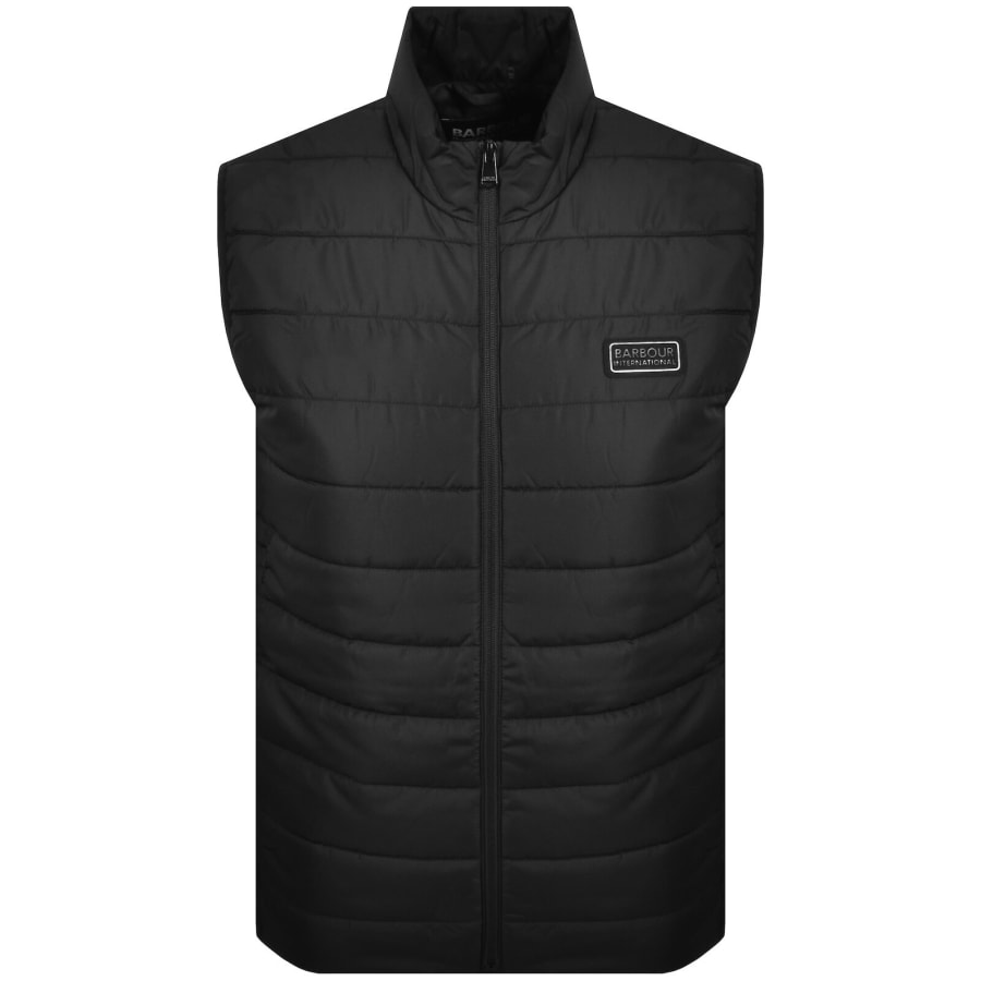 Image number 1 for Barbour International Aldon Quilted Gilet Black