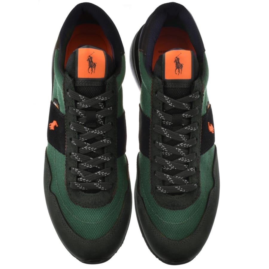 Image number 3 for Ralph Lauren Train 89 Trainers Green