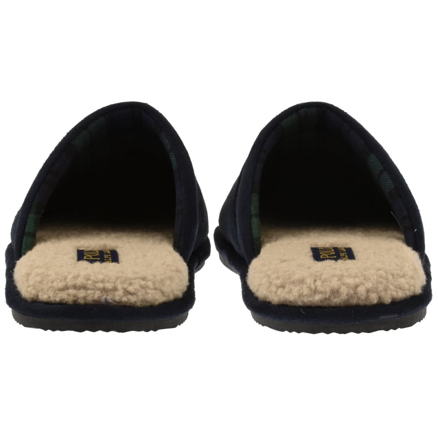 Image number 2 for Ralph Lauren Klarence Slippers Navy