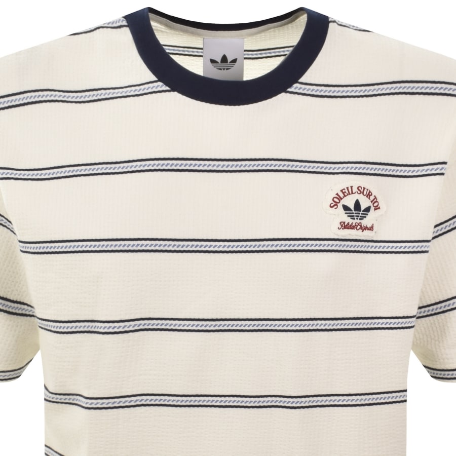 Image number 2 for adidas Originals Resort T Shirt Off White