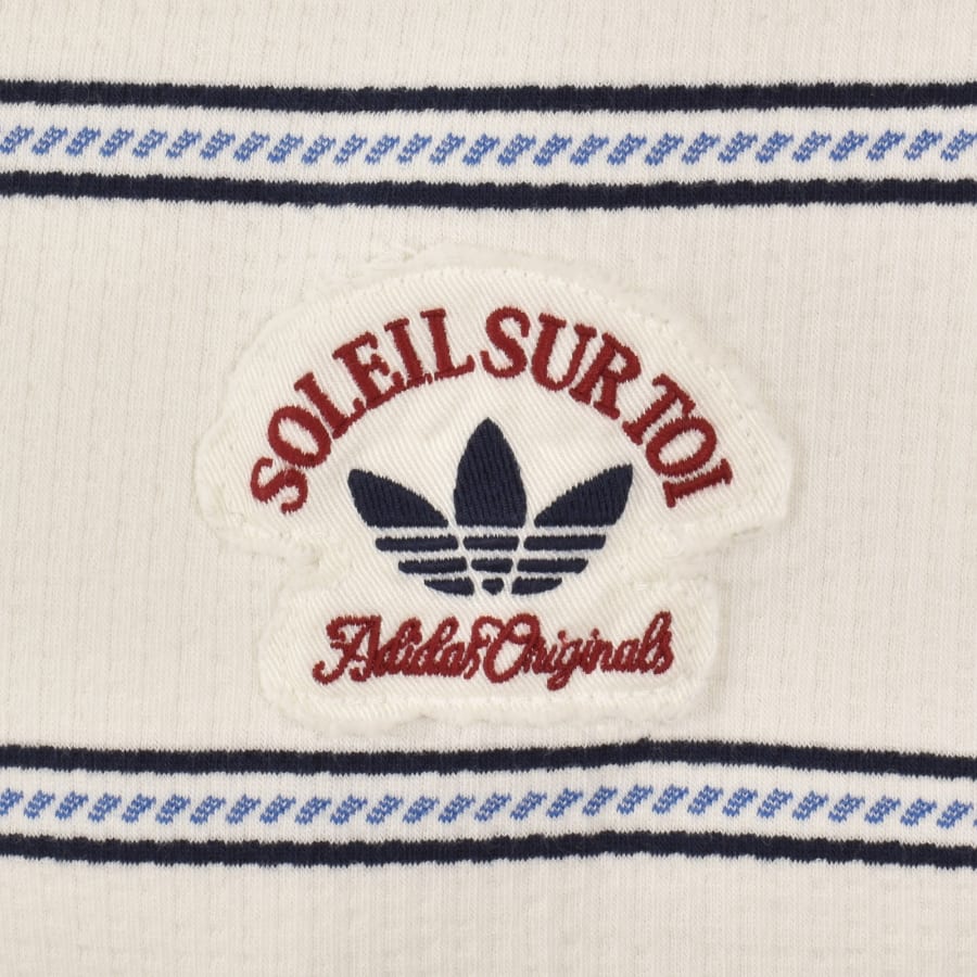 Image number 3 for adidas Originals Resort T Shirt Off White