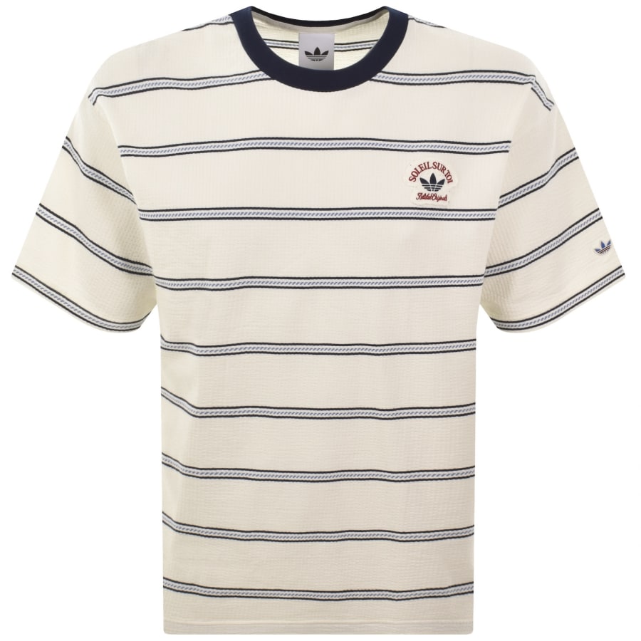 Image number 1 for adidas Originals Resort T Shirt Off White