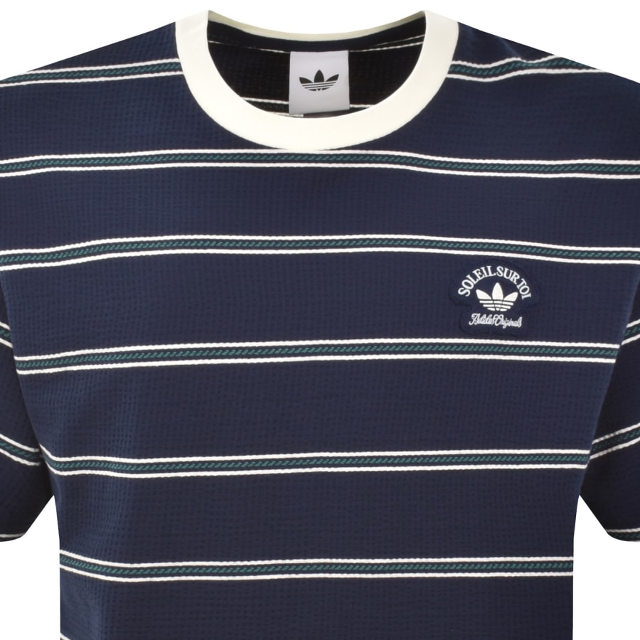 Image number 2 for adidas Originals Resort T Shirt Navy