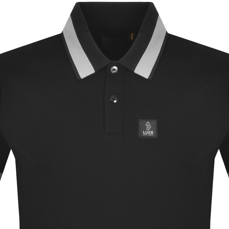 Image number 2 for Luke 1977 Makati Detailed Polo Black