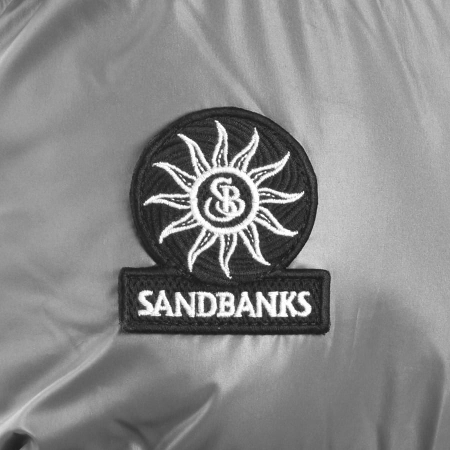 Image number 3 for Sandbanks Core Puffer Jacket Grey