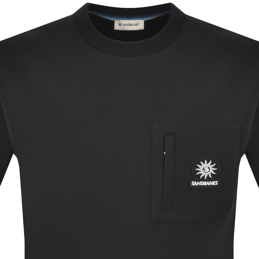 Image number 2 for Sandbanks Interlock T Shirt Black