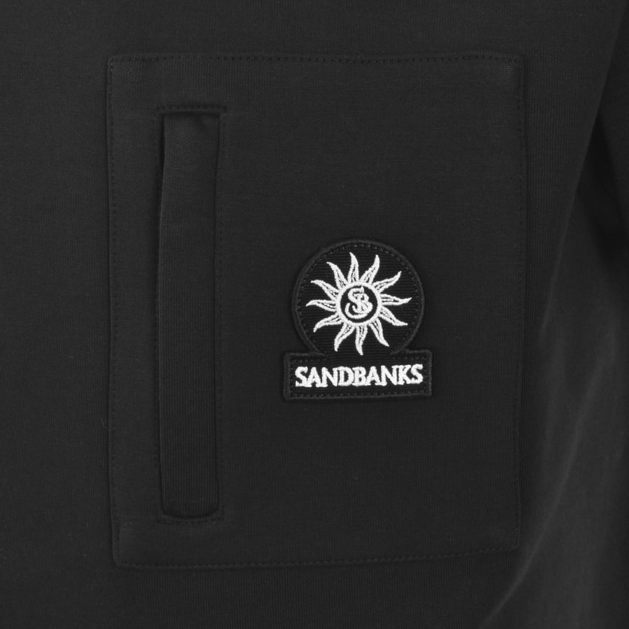 Image number 3 for Sandbanks Interlock T Shirt Black