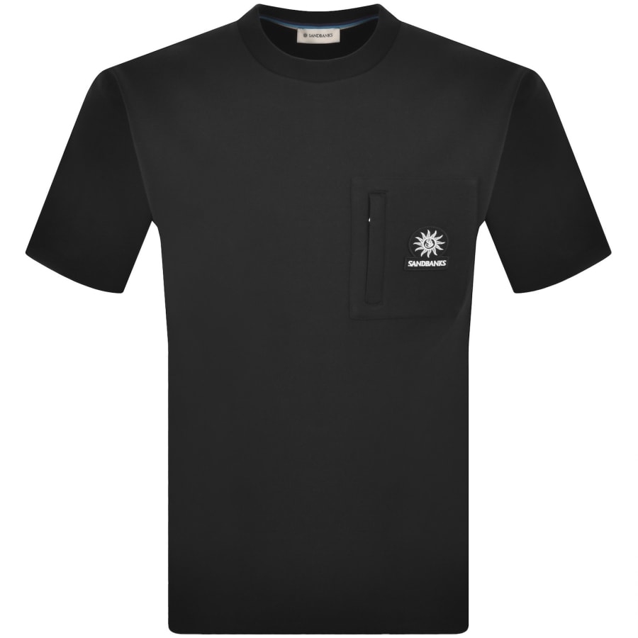 Image number 1 for Sandbanks Interlock T Shirt Black