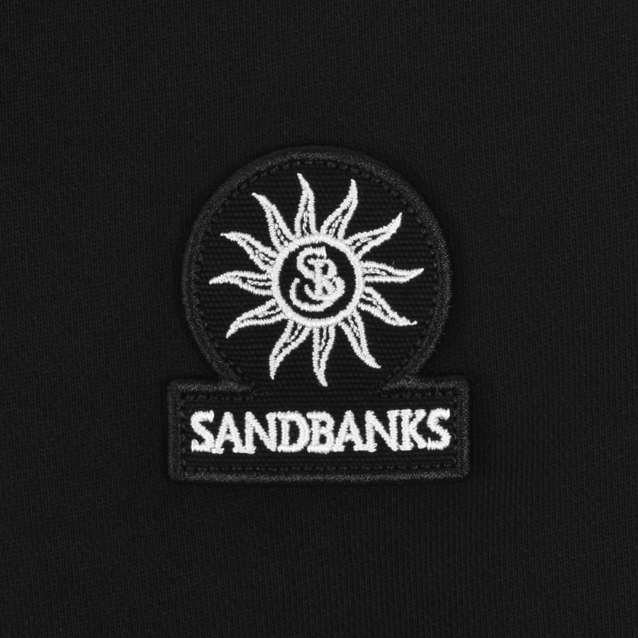 Image number 3 for Sandbanks Quarter Zip Sweatshirt Black