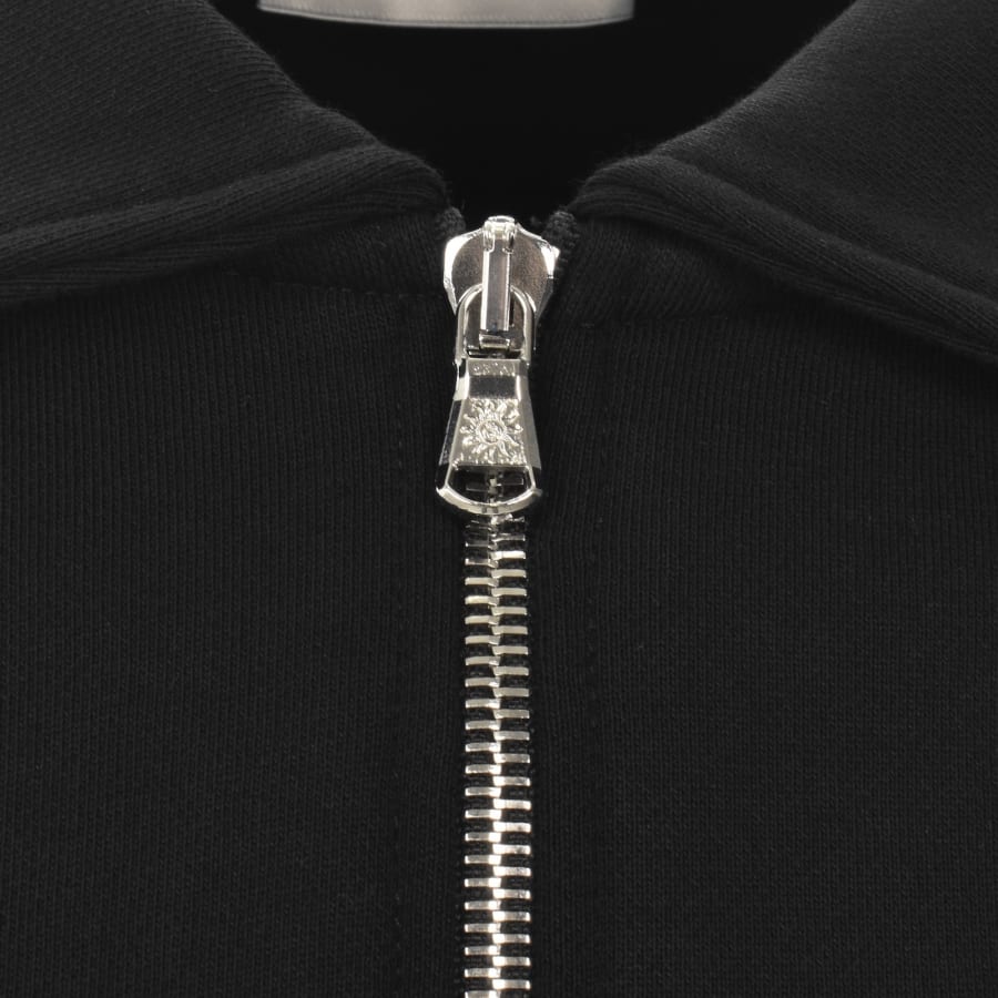 Image number 4 for Sandbanks Quarter Zip Sweatshirt Black
