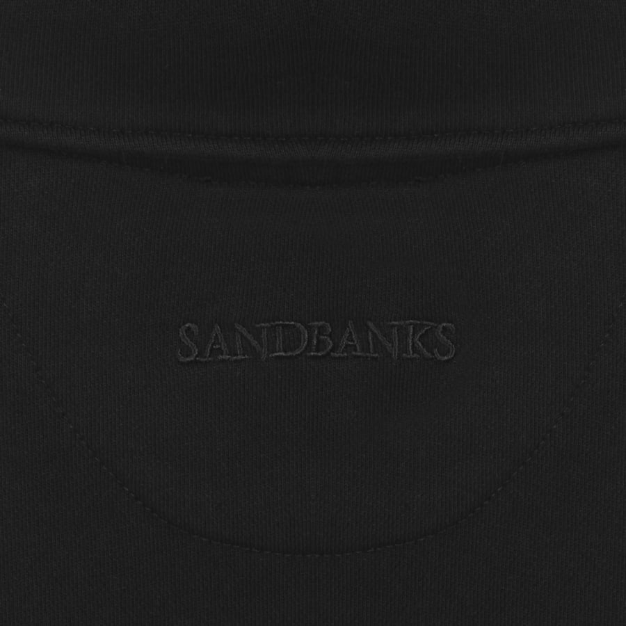 Image number 5 for Sandbanks Quarter Zip Sweatshirt Black