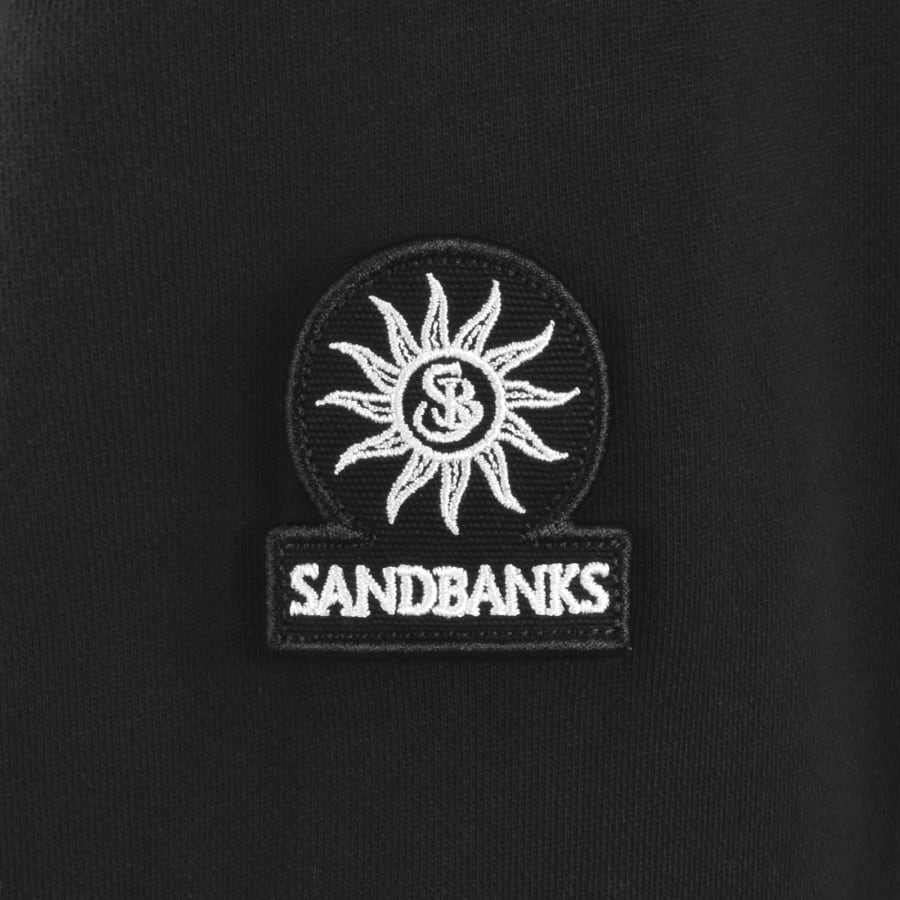 Image number 3 for Sandbanks Full Zip Track Top Black