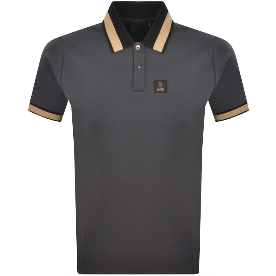 Image number 1 for Luke 1977 Makati Detailed Polo Grey