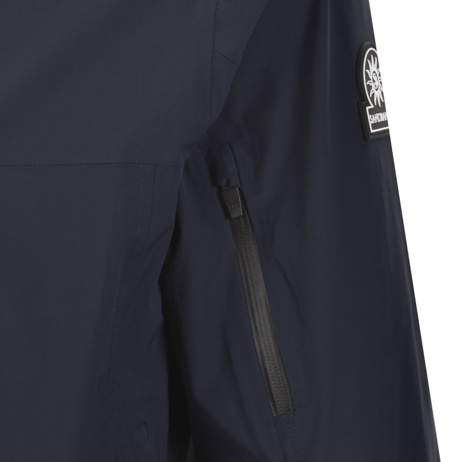 Image number 4 for Sandbanks Windcheater Jacket Navy