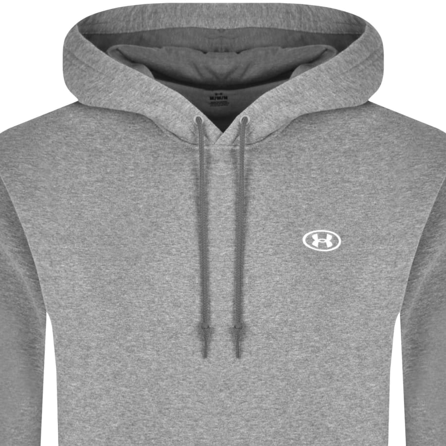 Image number 2 for Under Armour Fleece Hoodie Grey