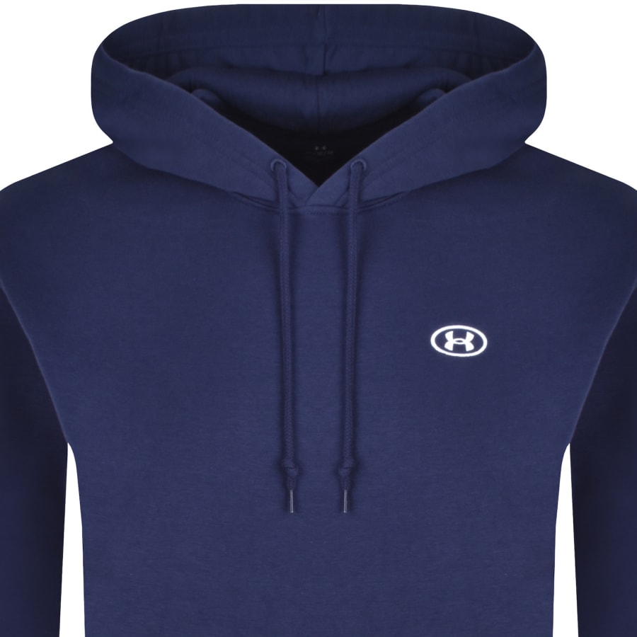 Image number 2 for Under Armour Fleece Hoodie Navy