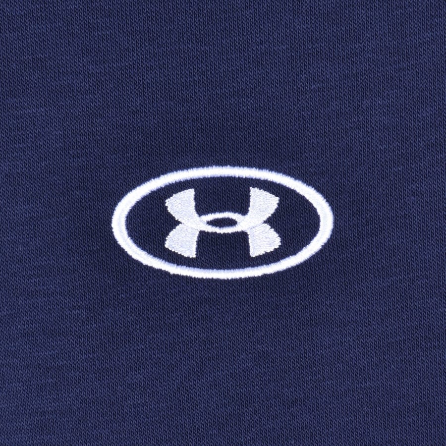 Image number 3 for Under Armour Fleece Hoodie Navy