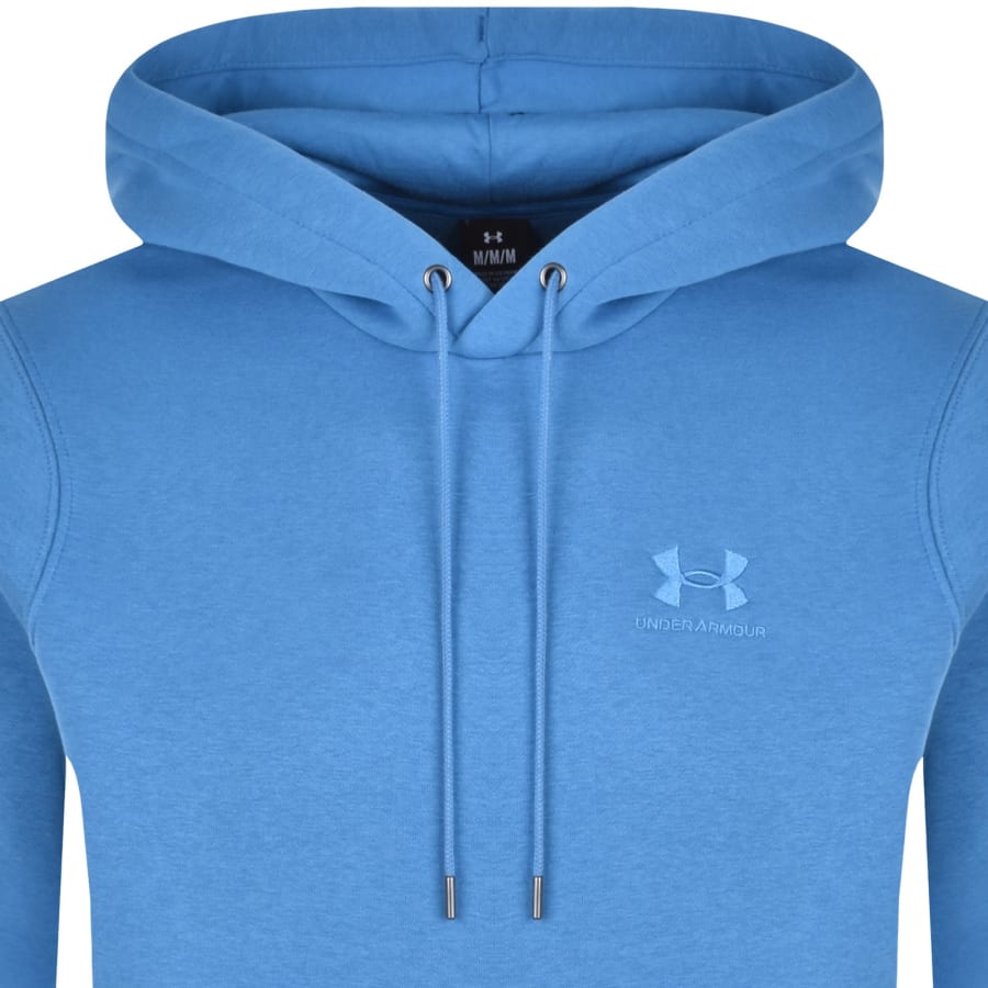 Image number 2 for Under Armour Icon Fleece Hoodie Blue