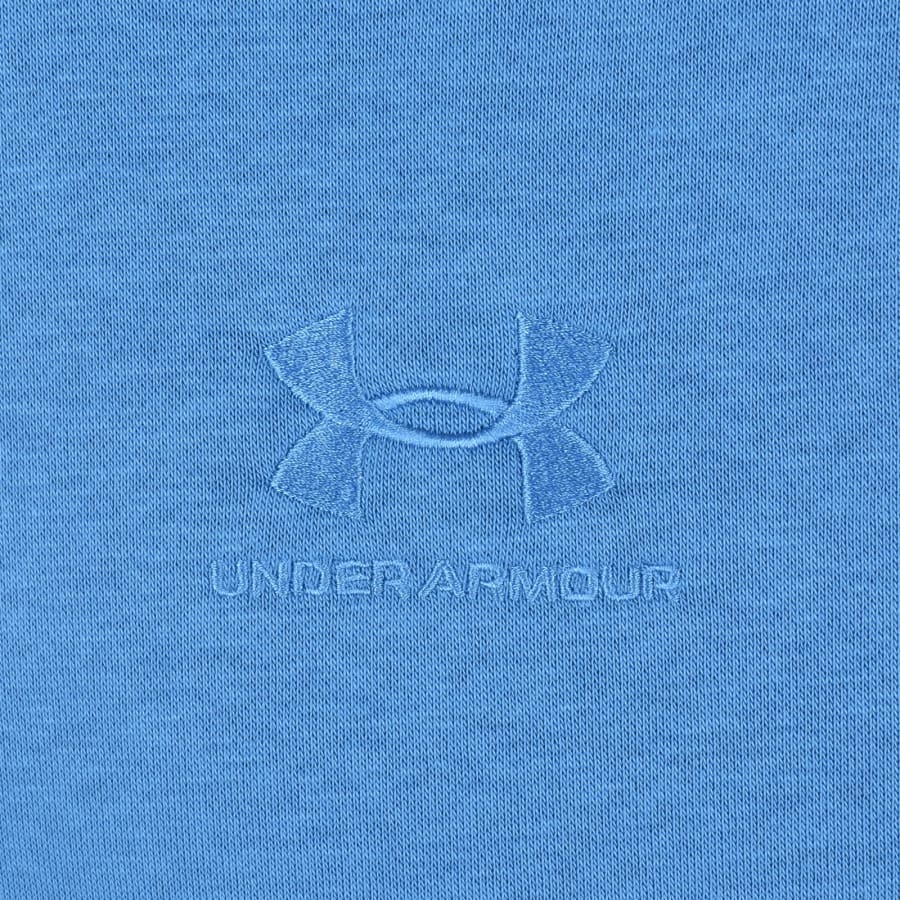 Image number 3 for Under Armour Icon Fleece Hoodie Blue