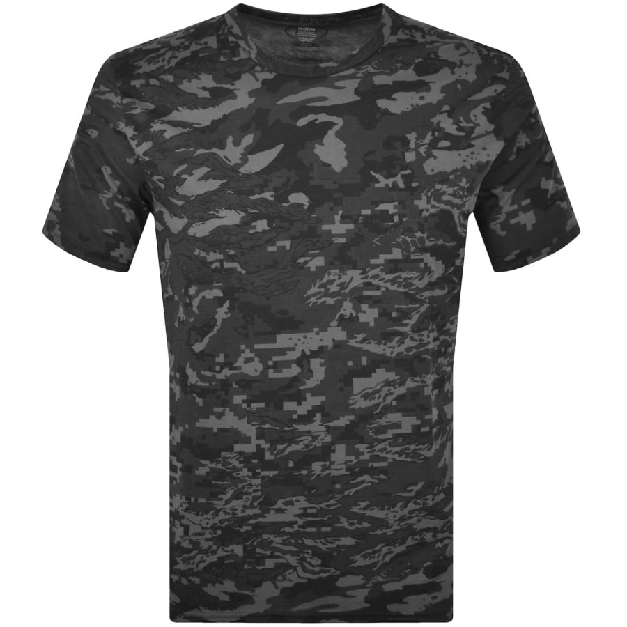 Image number 1 for Under Armour Camo Short Sleeve T Shirt Black