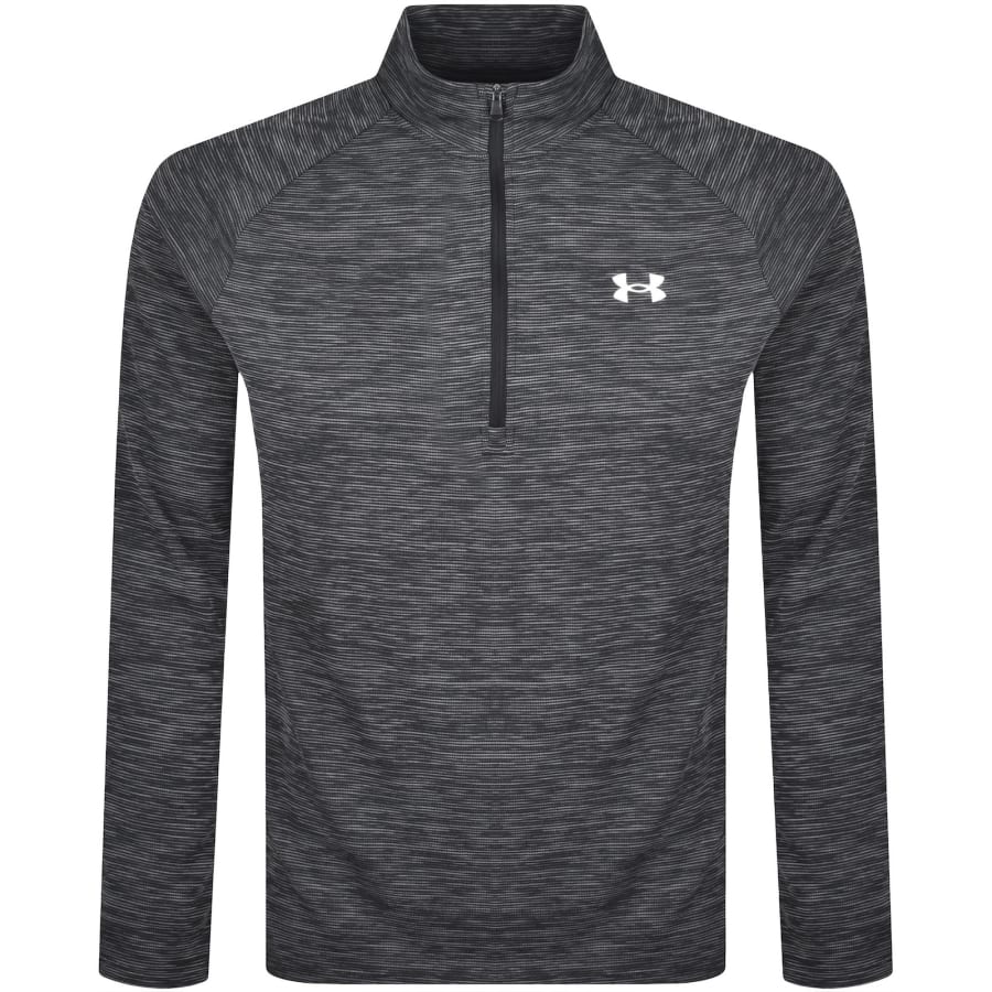 Image number 1 for Under Armour Tech Half Zip Sweatshirt Black