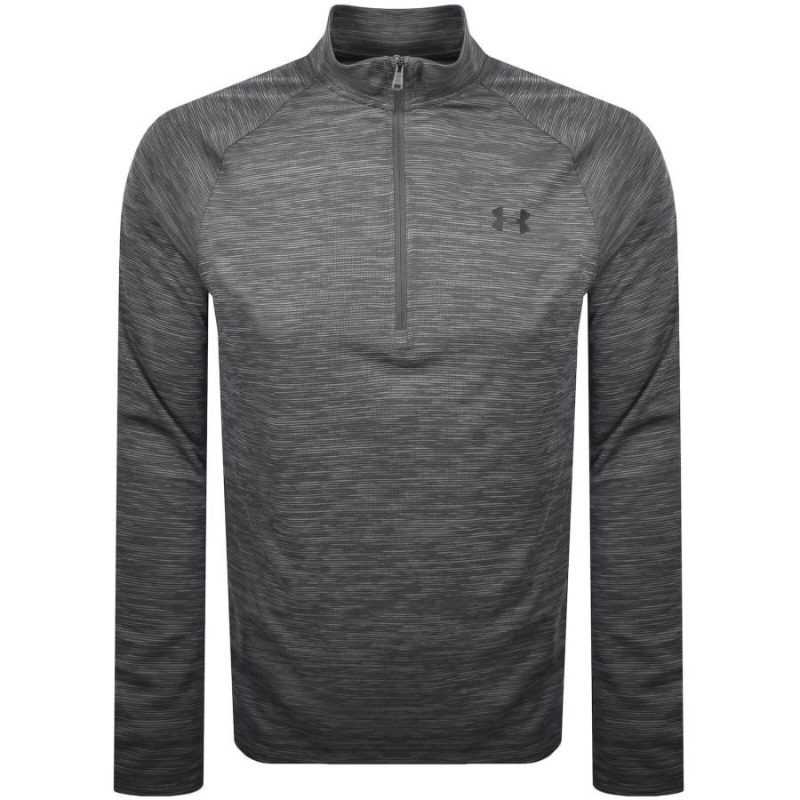 Image number 1 for Under Armour Tech Half Zip Sweatshirt Grey