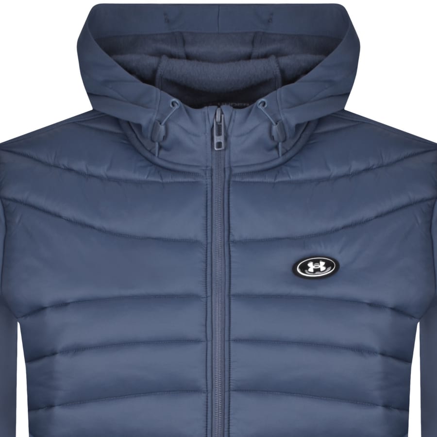 Image number 2 for Under Armour Insulated Utility Sweatshirt Blue
