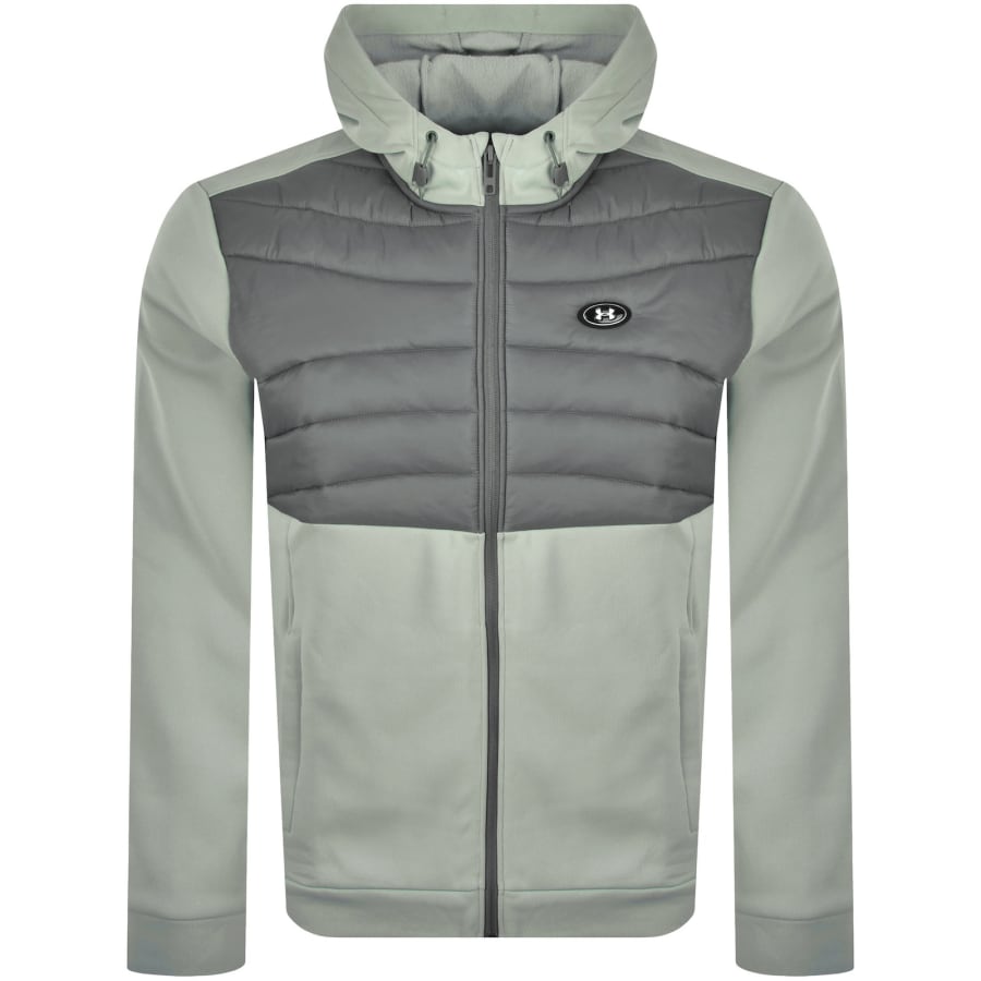 Image number 1 for Under Armour Insulated Utility Sweatshirt Green