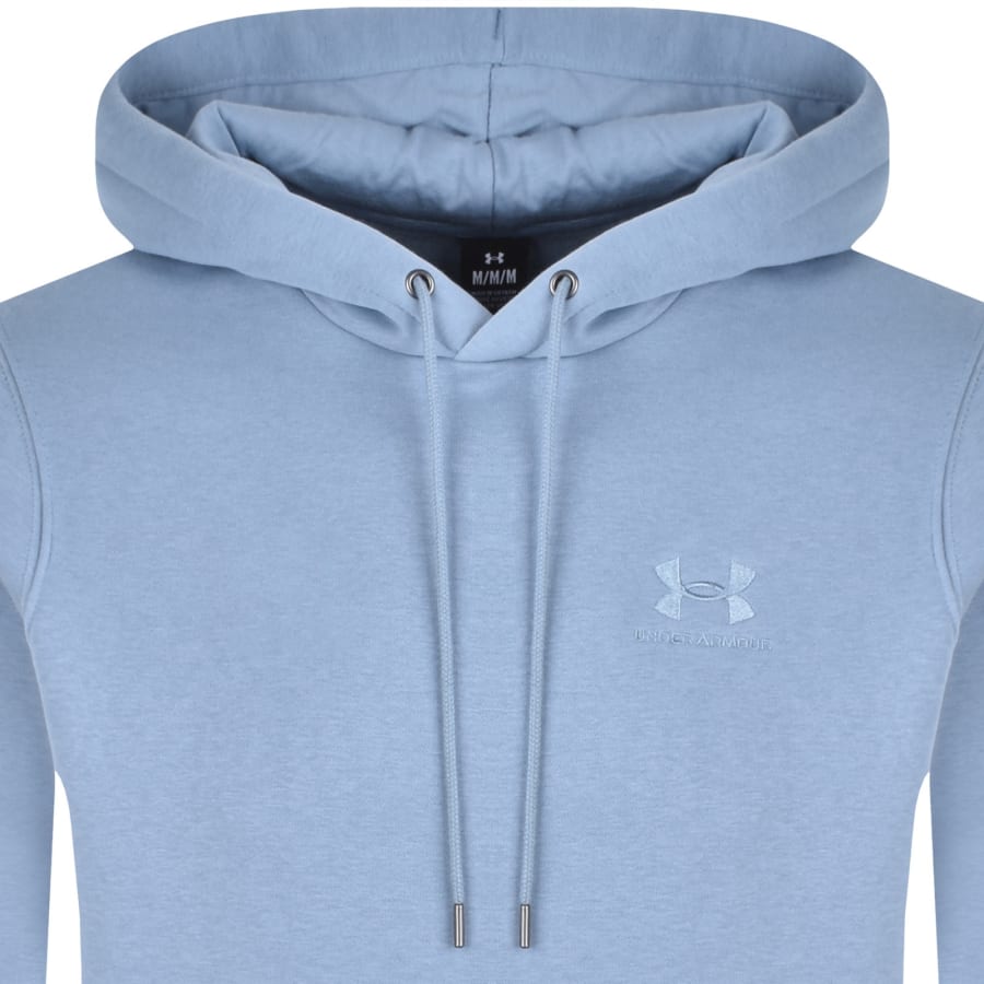 Image number 2 for Under Armour Icon Fleece Hoodie Blue