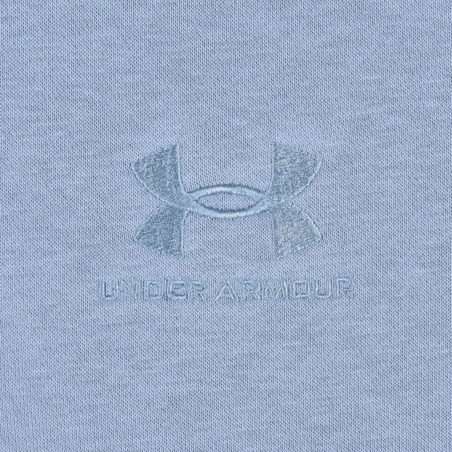 Image number 3 for Under Armour Icon Fleece Hoodie Blue