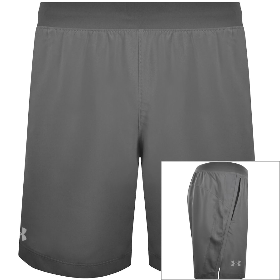 Image number 1 for Under Armour Launch 7 Shorts Grey