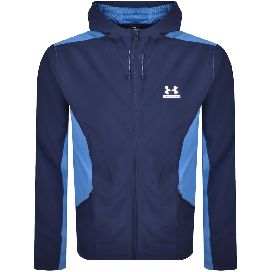 Image number 1 for Under Armour Tech Sport Jacket Navy