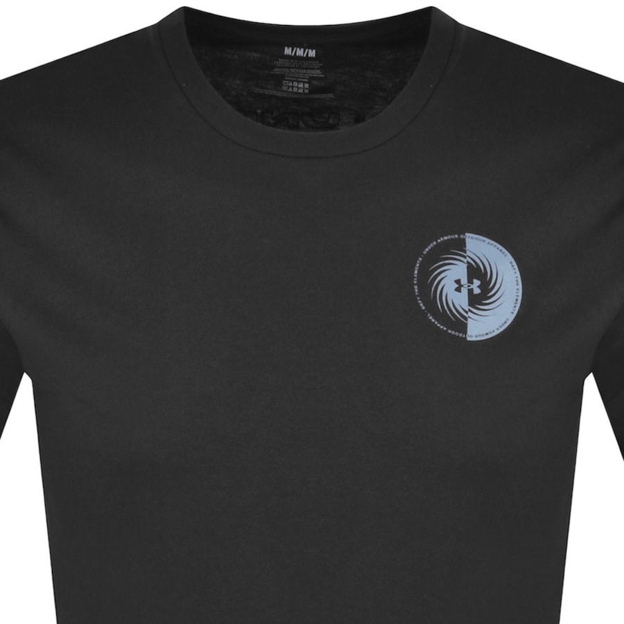 Image number 3 for Under Armour Mountain Bison T Shirt Black