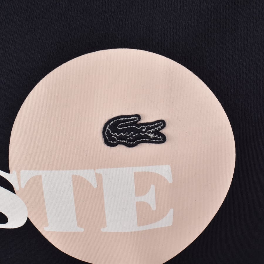 Image number 4 for Lacoste Logo T Shirts Navy