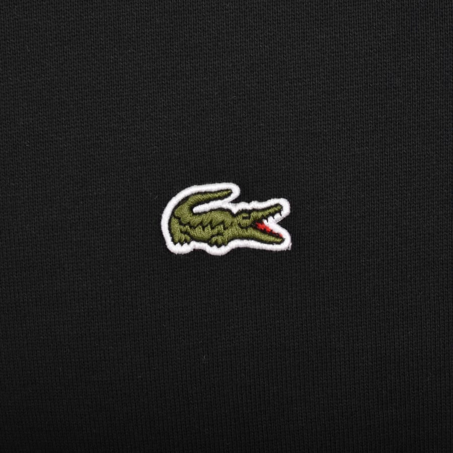 Image number 3 for Lacoste Crew Neck Sweatshirt Black