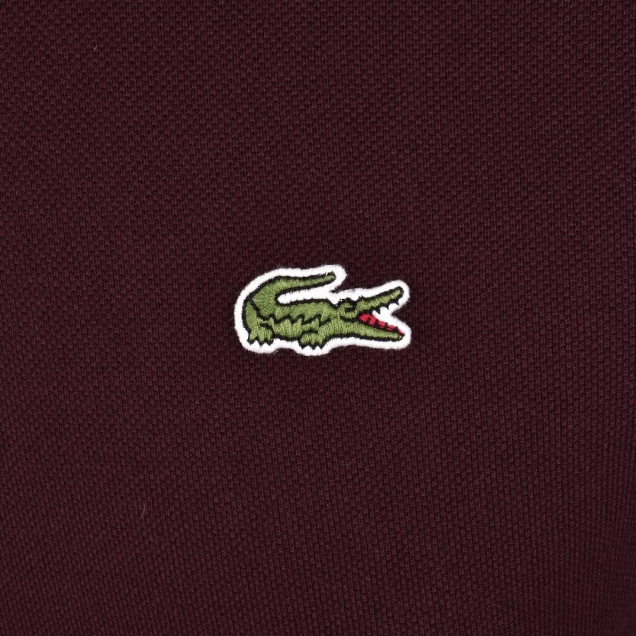 Image number 3 for Lacoste Classic Fit  Polo T Shirt Purple