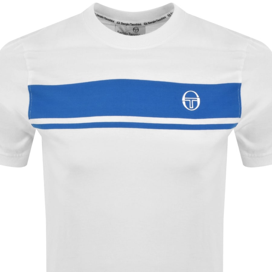 Image number 2 for Sergio Tacchini Logo T Shirt White