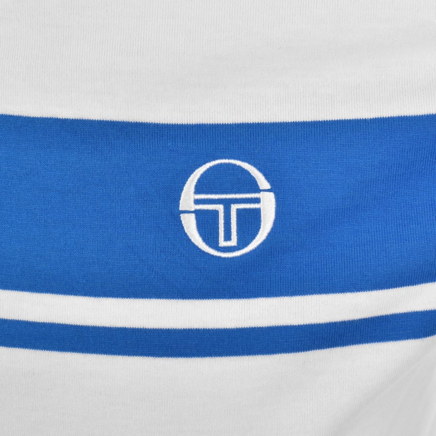 Image number 3 for Sergio Tacchini Logo T Shirt White