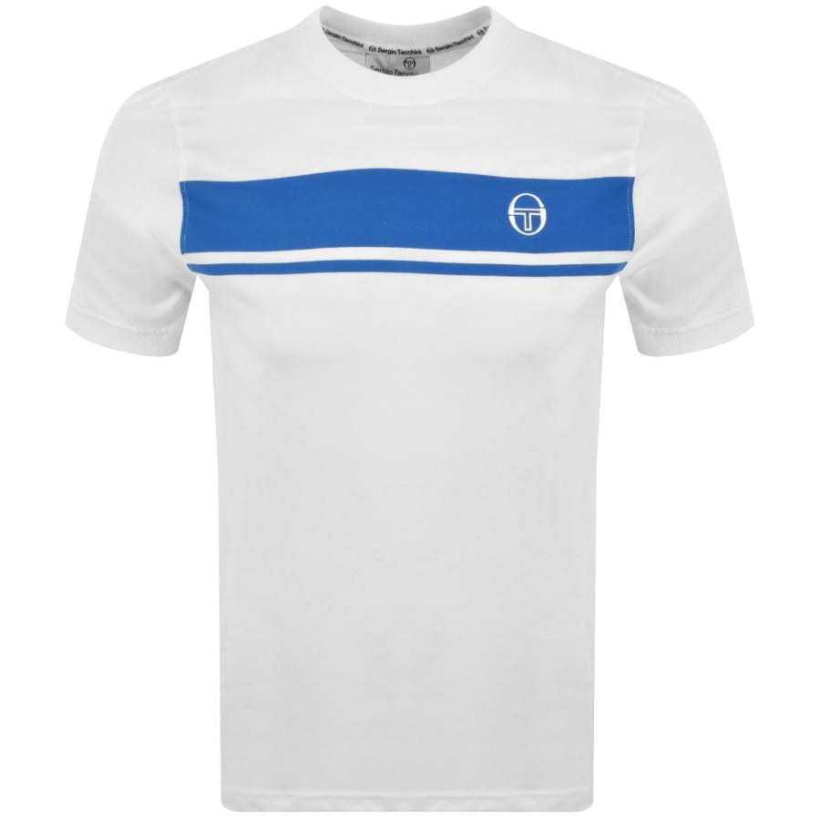 Image number 1 for Sergio Tacchini Logo T Shirt White