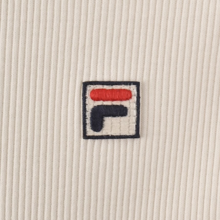 Image number 3 for Fila Jason T Shirt Cream