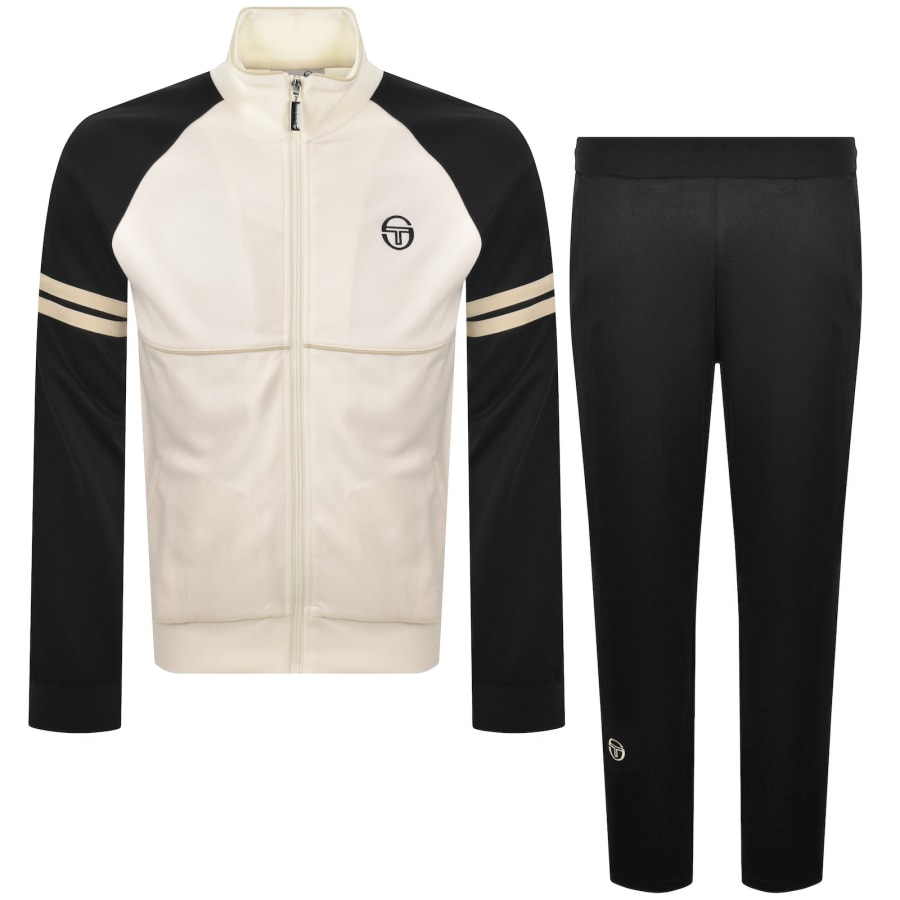 Image number 1 for Sergio Tacchini Orion Tracksuit Cream