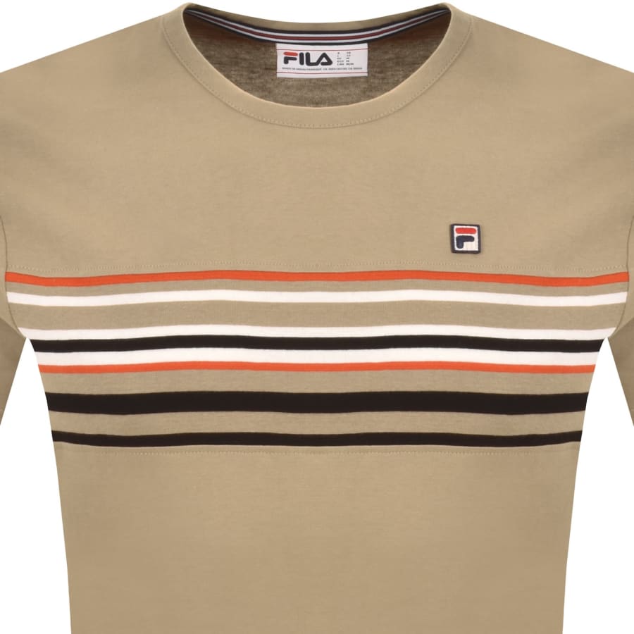 Image number 2 for Fila Ivan T Shirt Brown