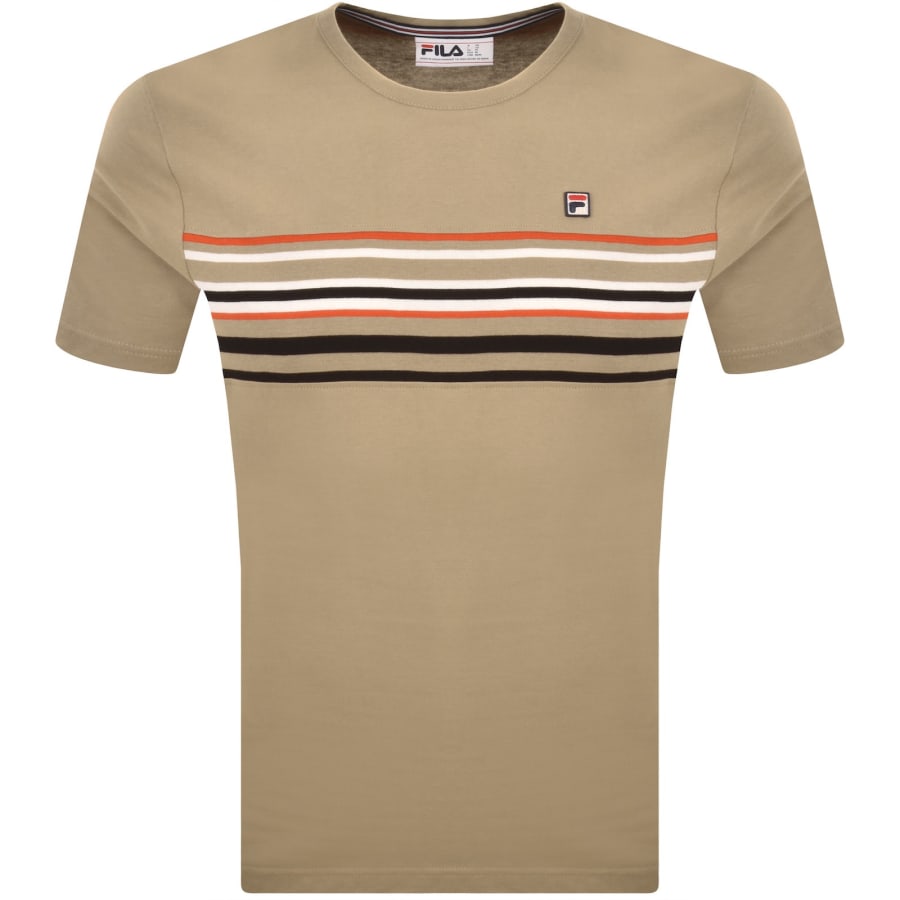 Image number 1 for Fila Ivan T Shirt Brown