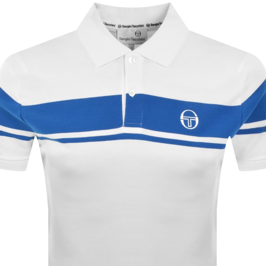 Image number 2 for Sergio Tacchini Young Line Polo T Shirt White