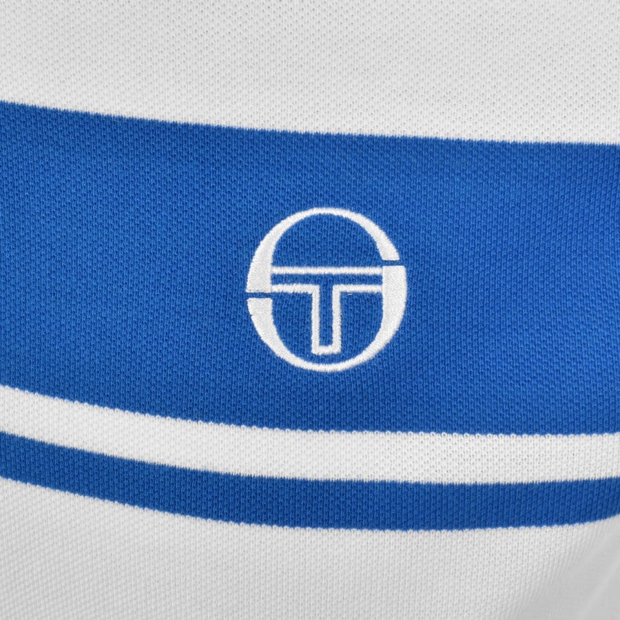 Image number 3 for Sergio Tacchini Young Line Polo T Shirt White