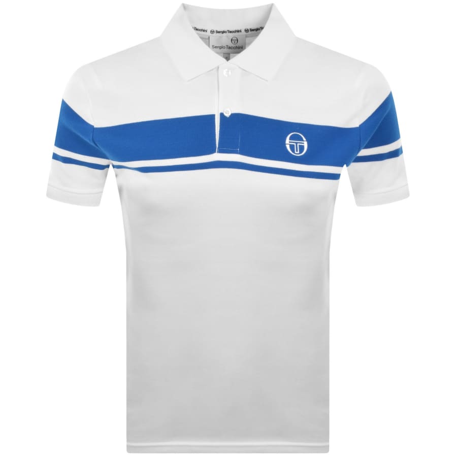 Image number 1 for Sergio Tacchini Young Line Polo T Shirt White