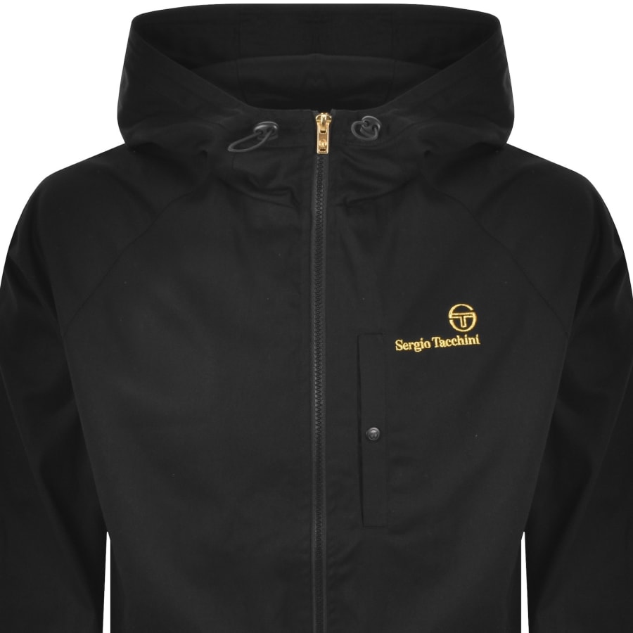 Image number 2 for Sergio Tacchini Mancini Hooded Jacket Black