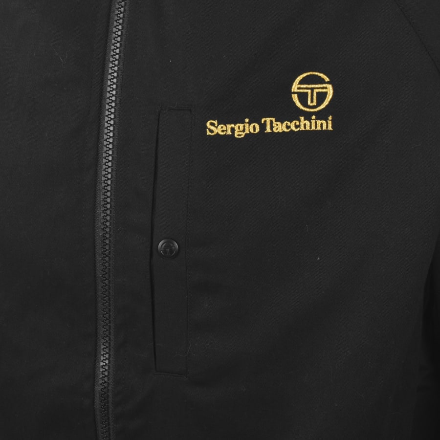 Image number 3 for Sergio Tacchini Mancini Hooded Jacket Black
