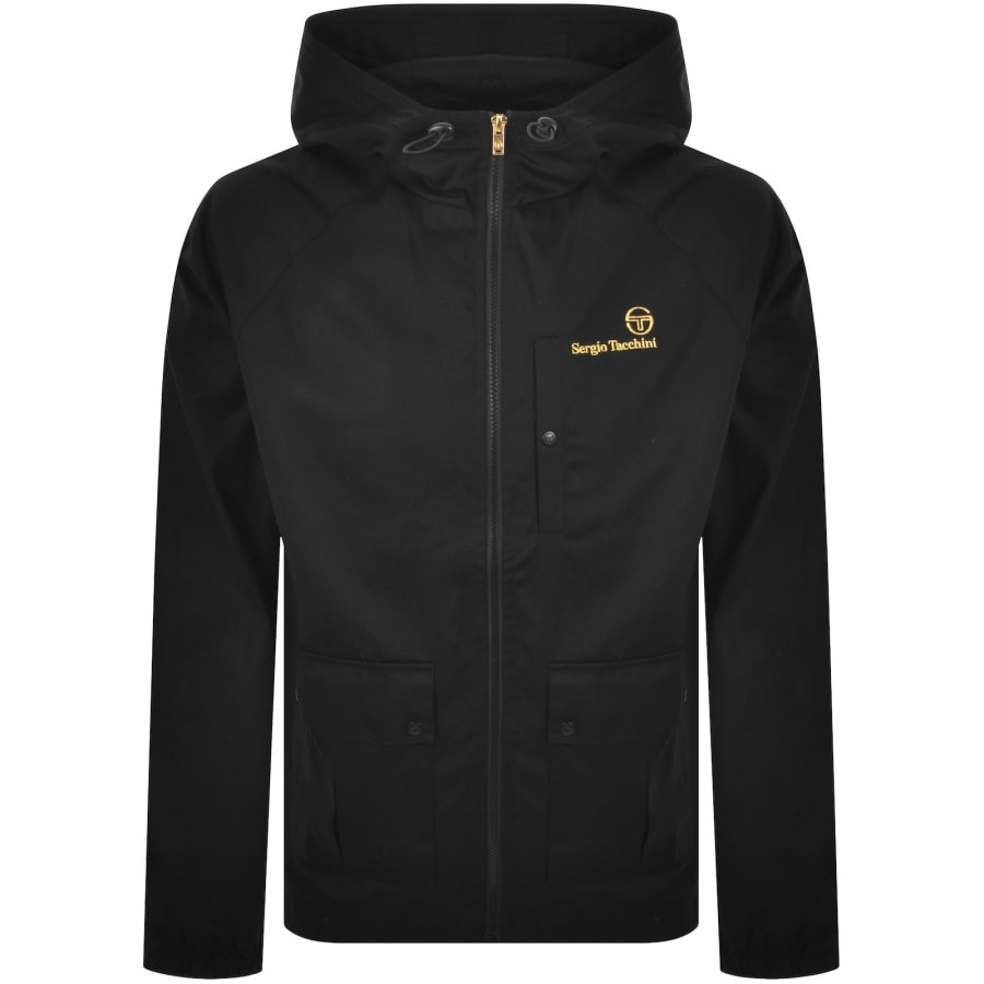 Image number 1 for Sergio Tacchini Mancini Hooded Jacket Black