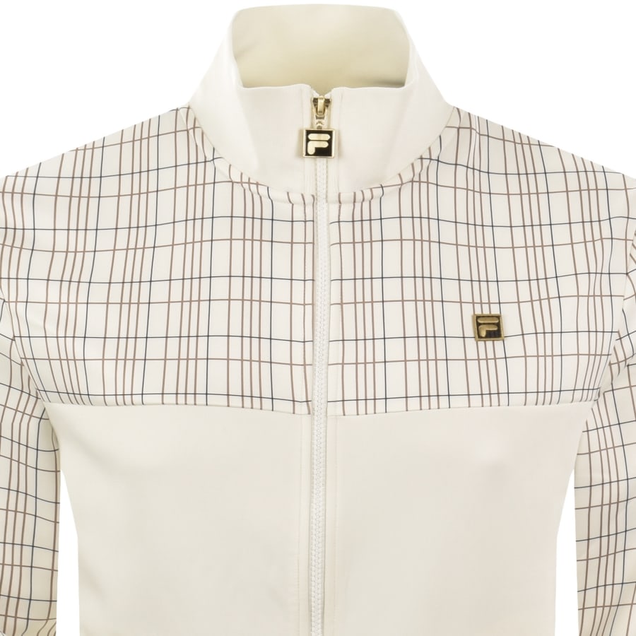 Image number 2 for Fila Regan Track Top Off White
